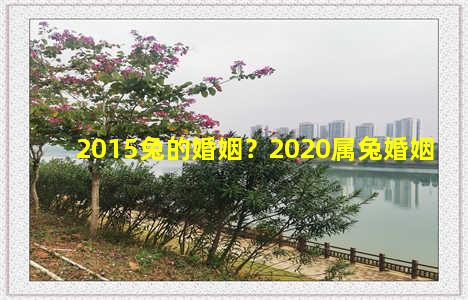 2015兔的婚姻？2020属兔婚姻